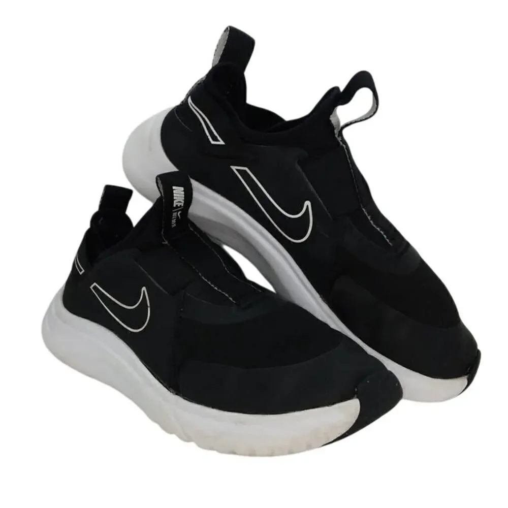 Nike Flex Plus G5 Boys Pre-owned Black React Slip-on Sneakers - sz. 6 1/2Y
